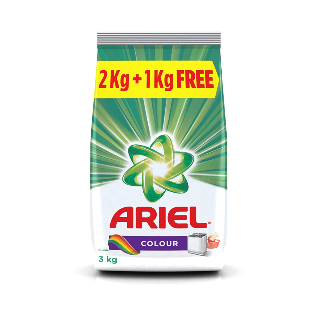 Ariel Colour Detergent Washing Powder Kg With Free Detergent